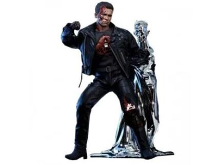 HOT TOYS - Figura Hot Toys DX13 - Terminator 2 Judgment Day - T800 Battle Damaged Version Deluxe Version Figura Hot Toys DX13 - Terminator 2 Judgment Day - T800 Battle Damaged Version Deluxe Version