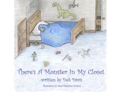Livro There's A Monster In My Closet Deb Davis (Inglês)