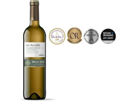 The Accord de Roche Mazet Chardonnay Viognier 2020 Pays dOc - vinho branco Languedoc