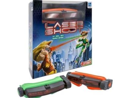 Jogo de tabuleiro - MEGABLEU - Laser Shoot - Duelo de laser com máscaras e vidas a perder