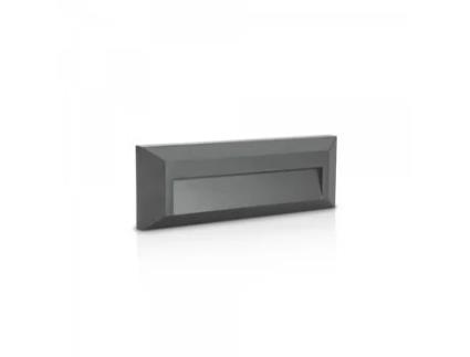 APLIQUE MURO SALIENTE 3W 4000K IP65 BRANCO Ref. ASARQW