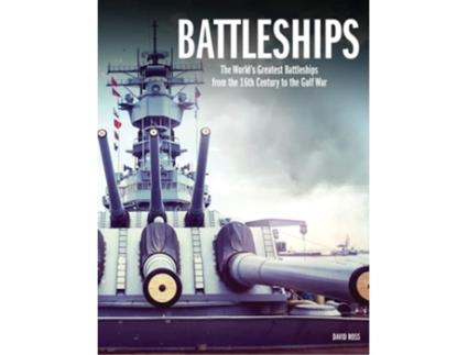 Livro Battleships de David Ross (Inglês - Capa Dura)