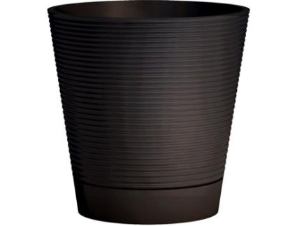 Pote reserva de água - GARDEN ID - Green Care Sense Preto-Antracite 40 cm - 10 anos de garantia - 100 reciclado