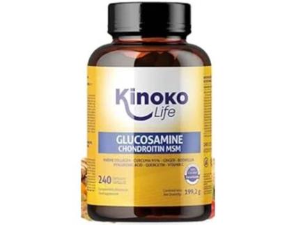 Kinoko Life Capsula De Glucosamina Condroitina Con Msm 240 Cápsulas