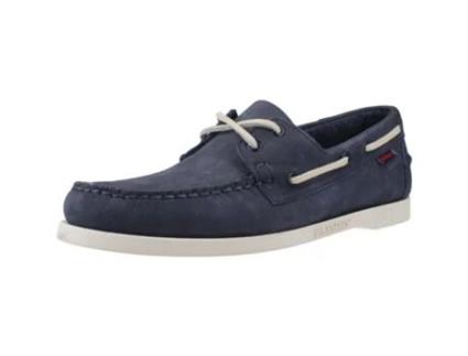 Sapatos de Homem SEBAGO Docksides Portland Pele Azul (43)