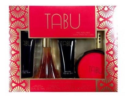 Tabu Case (Cologne Vapo 74 Ml + Gel + Body + Tablet)