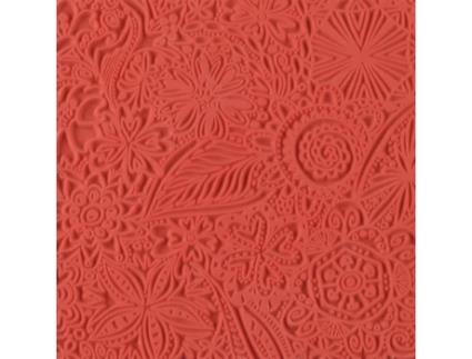 Placa de textura Cernit - 9 cm - Flores - Cernit Not Relevant