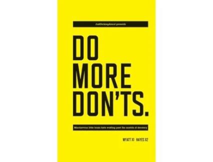 Livro DO MORE DON'TS Steve Wyatt (Inglês)