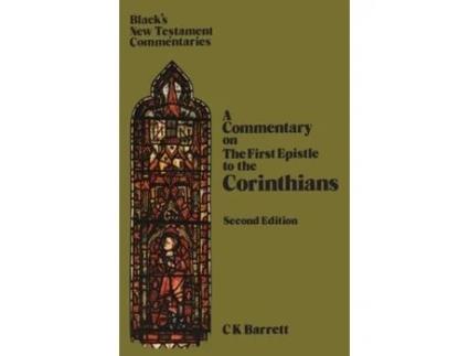 Livro Commentary On The First Epistle To The Corinthians Charles Kingsley Barrett (Inglês)