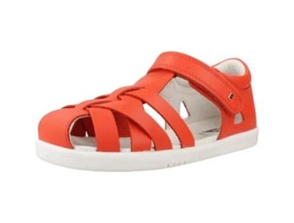 Sapatos De Criança Bobux Tropicana Ii Pele Laranja (31)