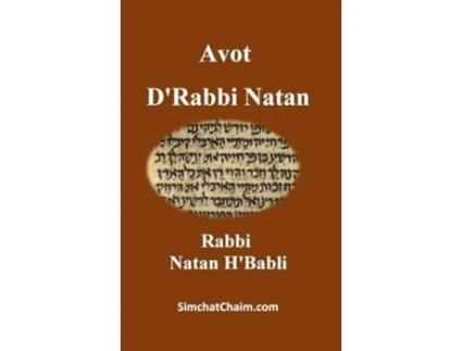 Livro Avot DRabbi Natan de Rabbi Natan H'Babli (Inglês - Capa Dura)