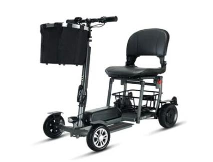 Trotinete Elétrica com 4 Rodas Freejoyer F7 Motor 300W Bateria 36V8Ah Velocidade 15km/h Autonomia Máxima 25km Cinza