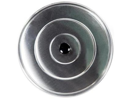 Tapa aluminio ondulada 34 cm