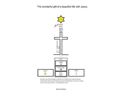 Livro The wonderful gift of a beautiful life with Jesus Mark Sanders (Inglês)