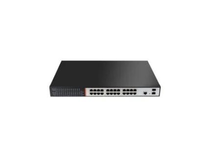 Comutador De Rede 24 Portas Gigabit Poe Com 2 Portas Gigabit Sfp - Link Lkspoe24g
