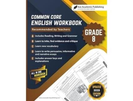 Livro Common Core English Workbook Grade 8 de Ace Academic Publishing (Inglês)