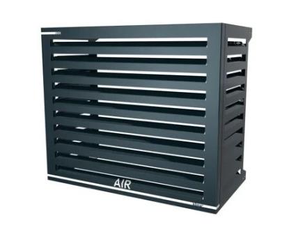 Cobertura Do Ar Condicionado - Blade - Antracite - Tamanho S (l 90cm - A 70cm - P 46cm) - Box Air Klima