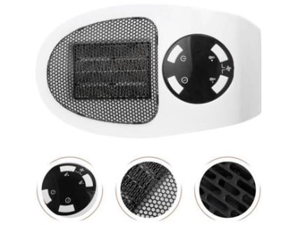 1PC 500W mini radiador auxiliar elétrico - radiador elétrico móvel engenharia térmica - climático - aquecimento ETEREAUTY