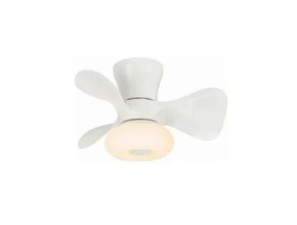 Ventilador DUBI DC branco APP controle remoto LED integrado AKUNADECOR