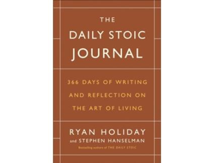 Livro Daily Stoic Journal de Ryan Holiday e Stephen Hanselman (Inglês - Capa Dura)