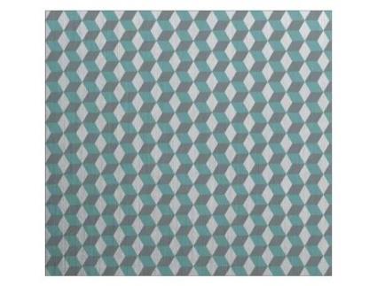 Splashback de alumínio adesivo em cubo - L. 70 x l. 60 cm - Cinza