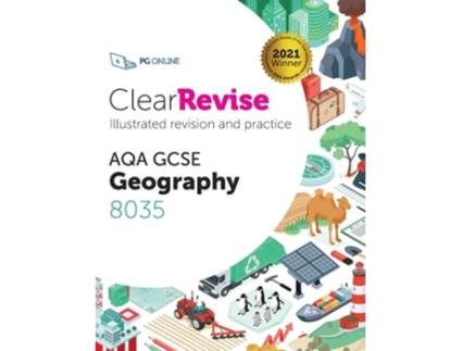 Livro ClearRevise AQA GCSE Geography 8035 de Pg Online (Inglês)
