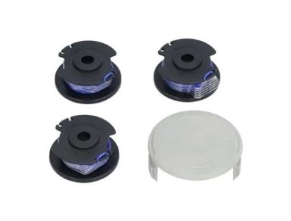 KIMISS linha de corte enrolador linha de corte conjunto de tampa de carretel 0,065 pol. para Ryobi One Plus AC14RL3A 18V 24V 40V KIMISS