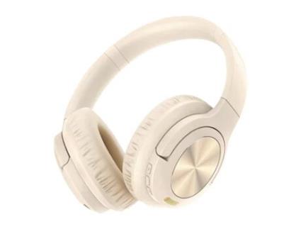 Foneng Auscultadores Autonomia anti-ruído de 60 horas Bege