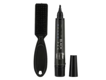 Lápis de bigode Dioche ABS conjunto de preenchimento de lápis de barba à prova dágua 4 pontas pincel de caneta de barba para DIOCHE