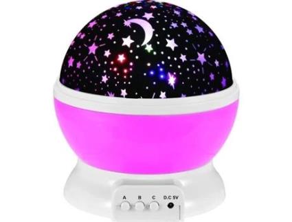 MCE LED Lâmpada de projeção Rotação automática Dream Glow Projector Lamp Romantic Birthday Chic Star Gift Ideas MCE