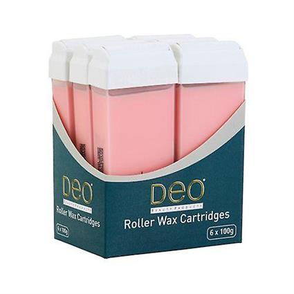 Deo Roller Waxing 100ml Loções de cartucho de cera rosa - Pack Of 6