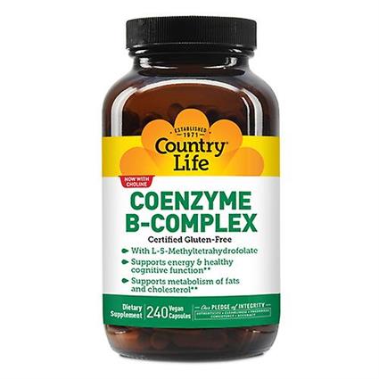 Country Life Coenzyme B-complex, 240 Caps (Pack of 1)