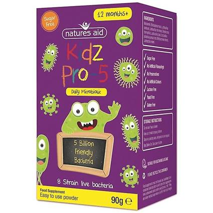 Natures Aid Kidz Pro-5 (Microbiótico Diário), 90g