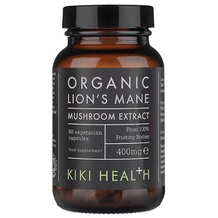 KIKI Health Kiki saúde orgânica Lion ' s Mane Mushroom extrato Vegicaps 60