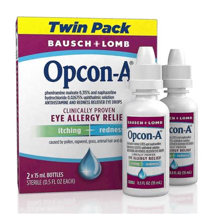 Colírio para Alívio de Alergia Opcon-a, 0.5 Fl Oz X 2 Ea