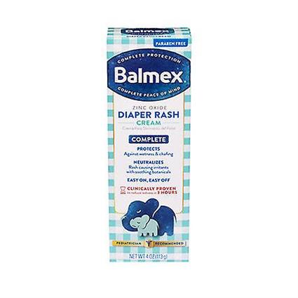 Balmex Creme de erupção cutânea de proteção completa bálsamo, 4 Oz (Pacote de 1)