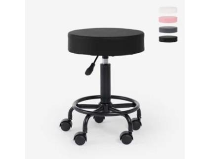 Banco Giratório Esteticista Acolchoada Ergonómica Ajustável Senzu SUPERSTOOL