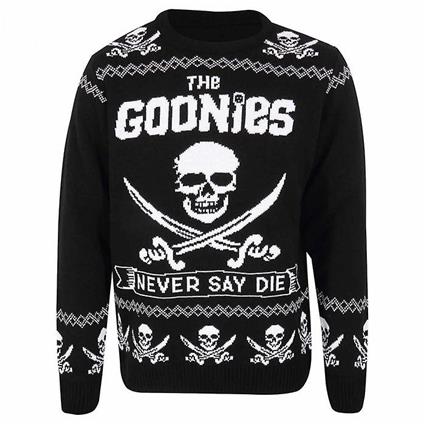 The Goonies Os Goonies Unisex Adulto Nunca Dizem Morrer Jumper Preto/branco XL