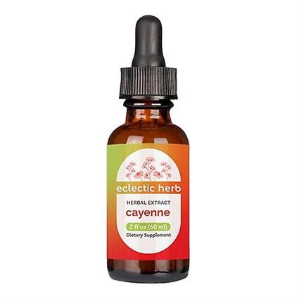 Eclectic Institute Erva Eclética Cayenne, 2 Oz com Álcool (Pacote de 1)