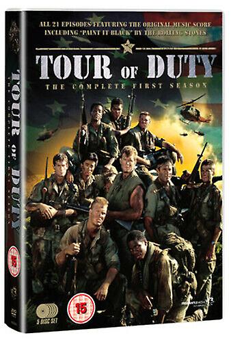 Tour of Duty Complete 1 DVD Season (2011) Stephen Caffrey cert 15 5 discos - Região 2