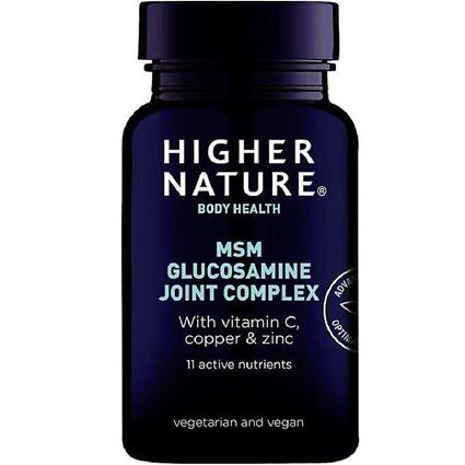 Higher Nature Complexo Conjunto MSM Glucosamina De natureza Superior Vegitabs 240 (MSG240)