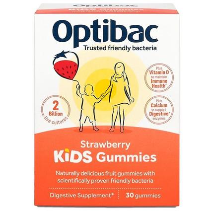 Optibac Strawberry Kids Gummies 30