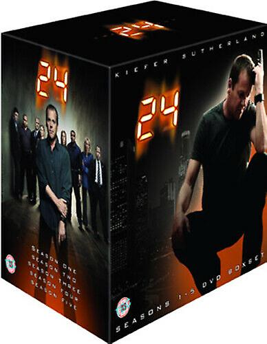 24 Temporadas 1-5 DVD (2006) Kiefer Sutherland Hopkins (DIR) cert 15 34 discos - Região 2