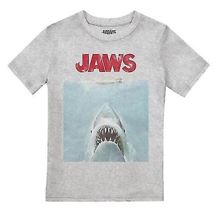 Jaws Boys Filme Poster T-Shirt Branco 9-10 Years