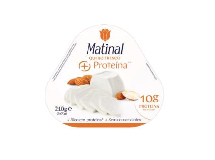 Queijo Fresco Matinal Com Proteína 3x70 G
