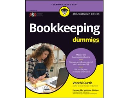 Livro Bookkeeping For Dummies Veechi Curtis (Inglês)