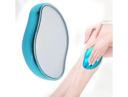 Depilador físico indolor da remoção do cabelo para mulheres, borracha de cabelo de cristal, ferramenta portátil da remoção do cabelo para pernas, braç