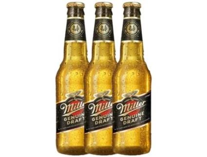 Cerveja Caixa de 24 unidades Miller Genuine Draft 33 cl (Caixa de 3 unidades)
