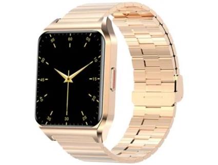 Rubicon Relógio digital com monitor de atividade Dourado