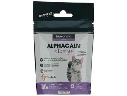 Alphacalm Tasty Cats Patas Cão Muito Pequenos 30 Mordidas BIOCANINA